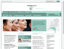 Tablet Screenshot of bevolkingsonderzoekzuid.nl